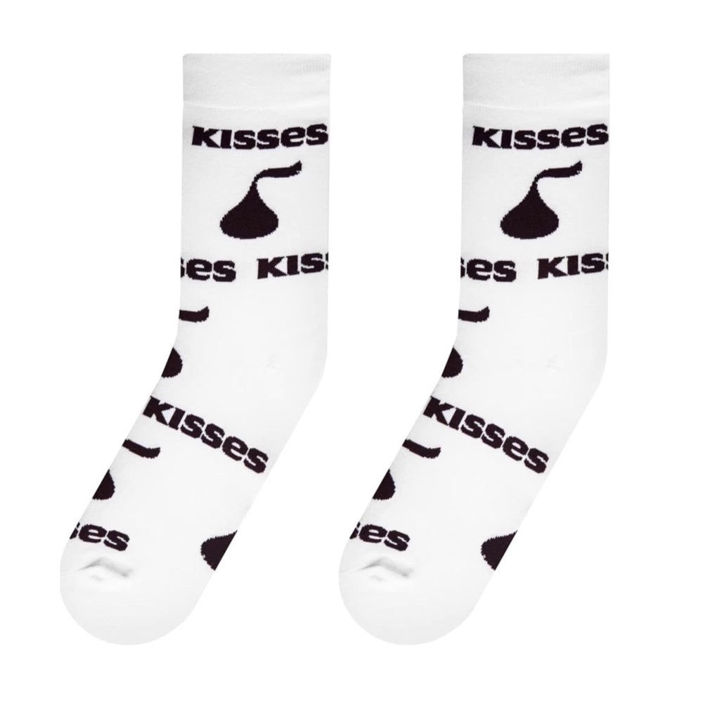 HERSHEYS KISSES Printed Crew Socks OS